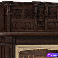Chimneypieces Renaissance Stock No 11453 3D Model Vray