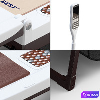Massage table 3D Model Vray