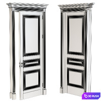 Hight Classic Door 3D Model Vray