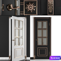 Verona Door 3D Model Corona