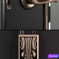 Verona Door 3D Model Corona