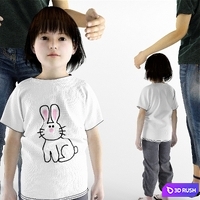 Mom with child 3D Model Vray