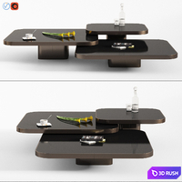 Bow Coffee Tables and Side Tables Classicon 3D Model Vray, Corona