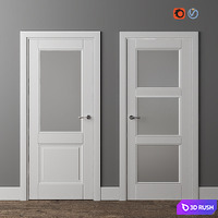 Doors Union Riviera 103v and 126v 3D Model Vray, Corona
