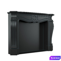 Fireplace 3D Model Vray
