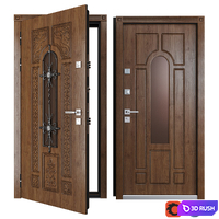 Entrance metal door of Vezha 4 3d (Your Frame) 3D Model Vray, Corona