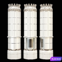 Faience 3D Model Vray