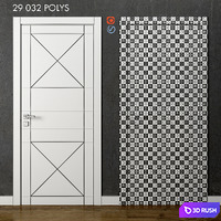 Doors Linea Volkhovets part 4 3D Model Vray, Corona