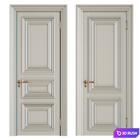 Classic interior doors 3D Model Corona