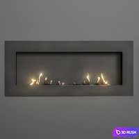 Bio fireplace Zefire 3D Model Vray, Corona