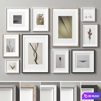 Picture Frames Set -202 3D Model Vray