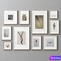 Picture Frames Set -202 3D Model Vray