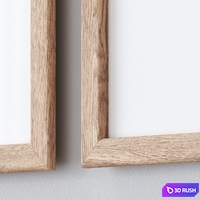 Photo Frames Set 919 3D Model Vray, Corona
