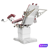 JW Medical CHS-SMT204D obstetric table 3D Model Vray