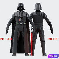 Darth vader 3D Model Corona