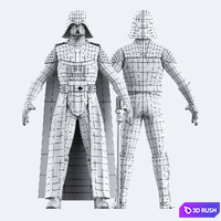 Darth vader 3D Model Corona