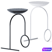 Side Tables Giro by Viccarbe 3D Model Corona