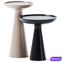 Metal Coffee Table Fante by Gallotti &amp; Radice 3D Model Corona