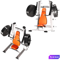 Gym Equipment 00 3D Model Corona