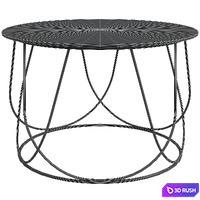 Coffee table Sedia Bubble 3D Model Vray