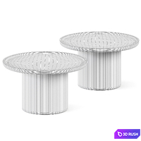 Devin Round Pedestal Coffee Table by Safavieh 3D Model Corona
