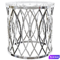 Halo Chrome End Table 3D Model Vray