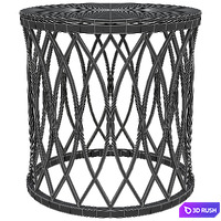 Halo Chrome End Table 3D Model Vray