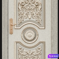 Decorative Door 3D Model Corona