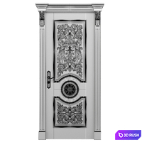 Decorative Door 3D Model Corona