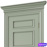 Door 418 3D Model Vray