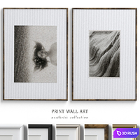 Framed Print P-546 3D Model Vray, Corona
