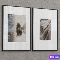 Framed Print P-546 3D Model Vray, Corona