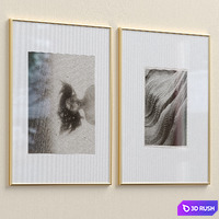 Framed Print P-546 3D Model Vray, Corona