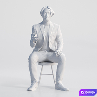 Chris 2345 3D Model Vray, Corona