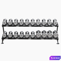 Dumbbells 3D Model Corona