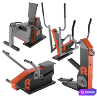 Romana set 1 street workout 3D Model Corona