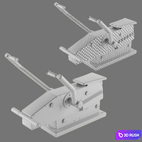 Romana set 1 street workout 3D Model Corona