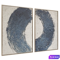 Minimalist Abstract Painting №57 3D Model Vray, Corona