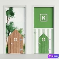 Kids door 3D Model Vray, Corona
