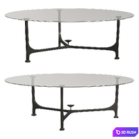 Andre Arbus Coffee Table 3D Model Corona