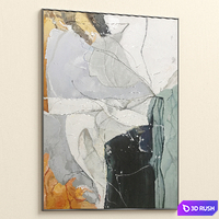 Accent Large Abstract Textural Wall Art C-865 3D Model Vray, Corona