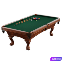 Barrington Hawthorne Pool Table 3D Model Vray, Corona