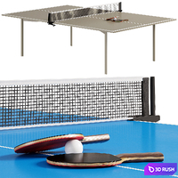 Ping Pong Table YOU ECO By Manerba 3D Model Corona