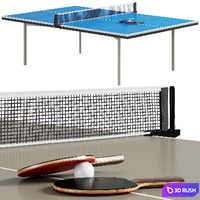 Ping Pong Table YOU ECO By Manerba 3D Model Corona