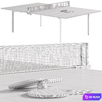 Ping Pong Table YOU ECO By Manerba 3D Model Corona