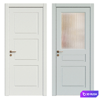 Interior door 106 3D Model Vray, Corona