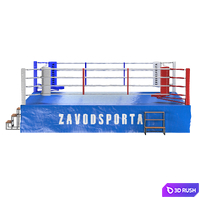 Boxing ring ZAVODSPORTA 3D Model Vray, Corona