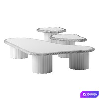 SKIMMING coffee tables by SSS Atelier 3D Model Corona