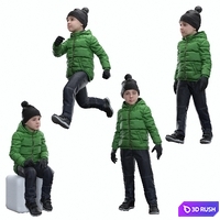 Baby clothes 1 3D Model Corona