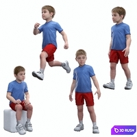 Baby clothes 4 3D Model Corona